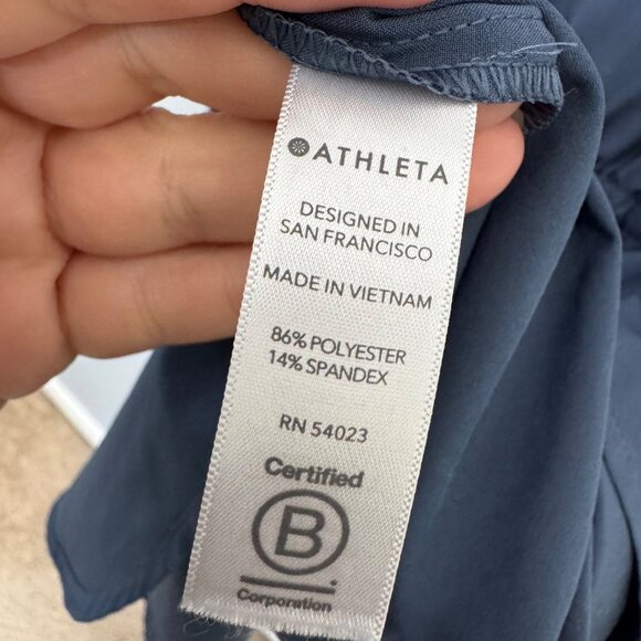 ATHLETA rincon athletic dress in blue size S - Picture 6 of 7